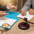 What are the four main lines of defense that a defense attorney can use?