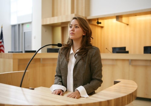 What type of lawyers appear in court?